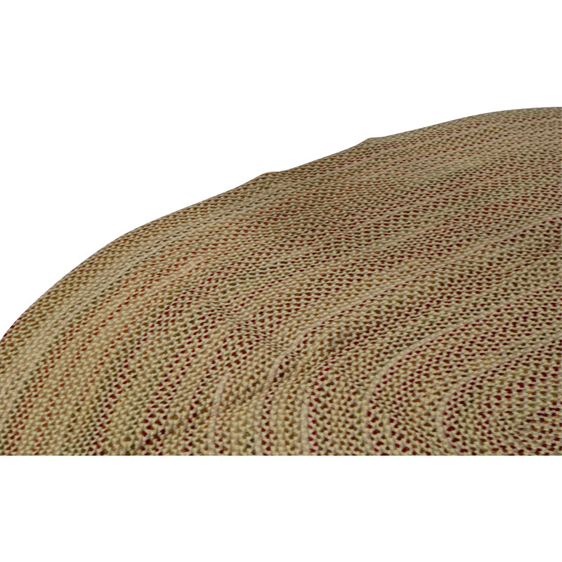 Hand Knotted Wool Area Rug in Straw