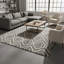 Tapis gris et crème en laine touffeté à la main Acworth-851797028-928777704