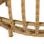 Table d'appoint en faux tissage de rotin