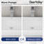 Lavabo de salle de bain vasque rectangulaire en porcelaine vitreuse 20 "x 14" Ally-81222579