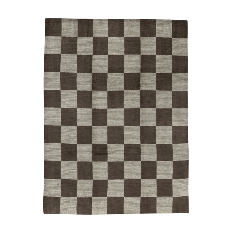 Gabbeh Wool Geometric Area Rug, Rectangle 8'9" x 11'8"