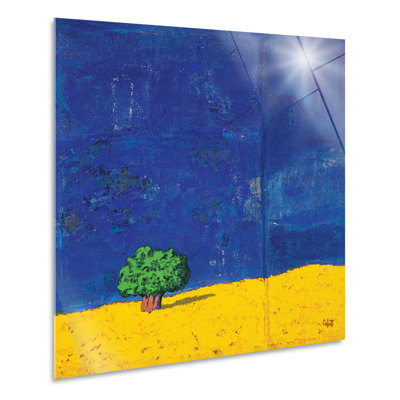 Blue Sky with Tree 1 Piece Painting