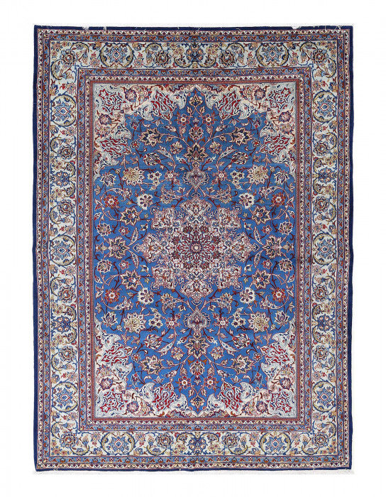 Fine Hand knotted Persian Isfahan 6'8"x9'6"