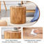 Table d'appoint cylindrique moderne avec table d'appoint polyvalente et antidérapante-178784399-175143082