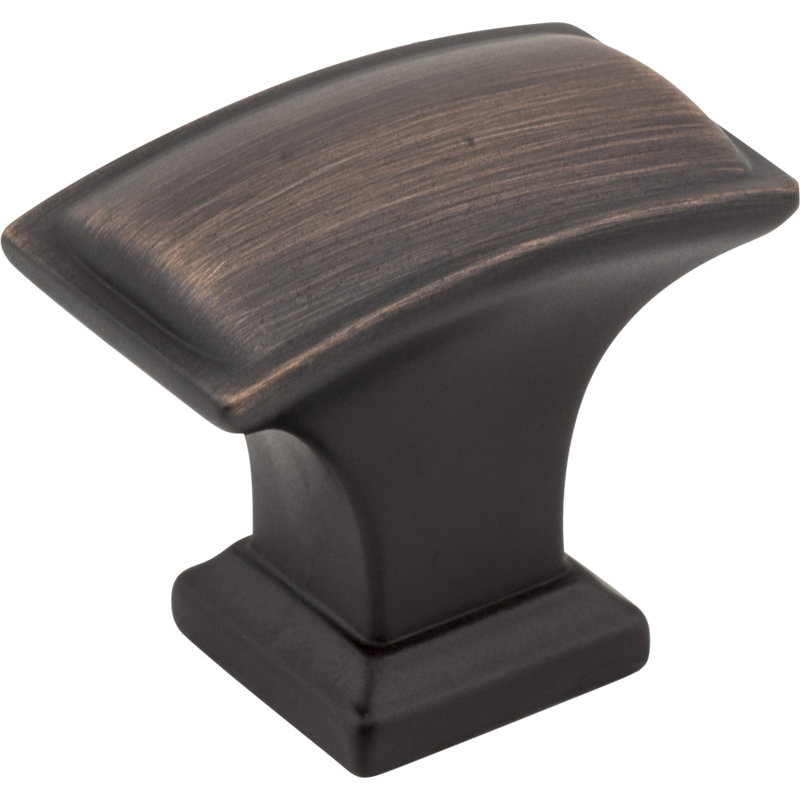 Annadale Square Knob, Brushed Oil Rubbed Bronze, 1 1/2"