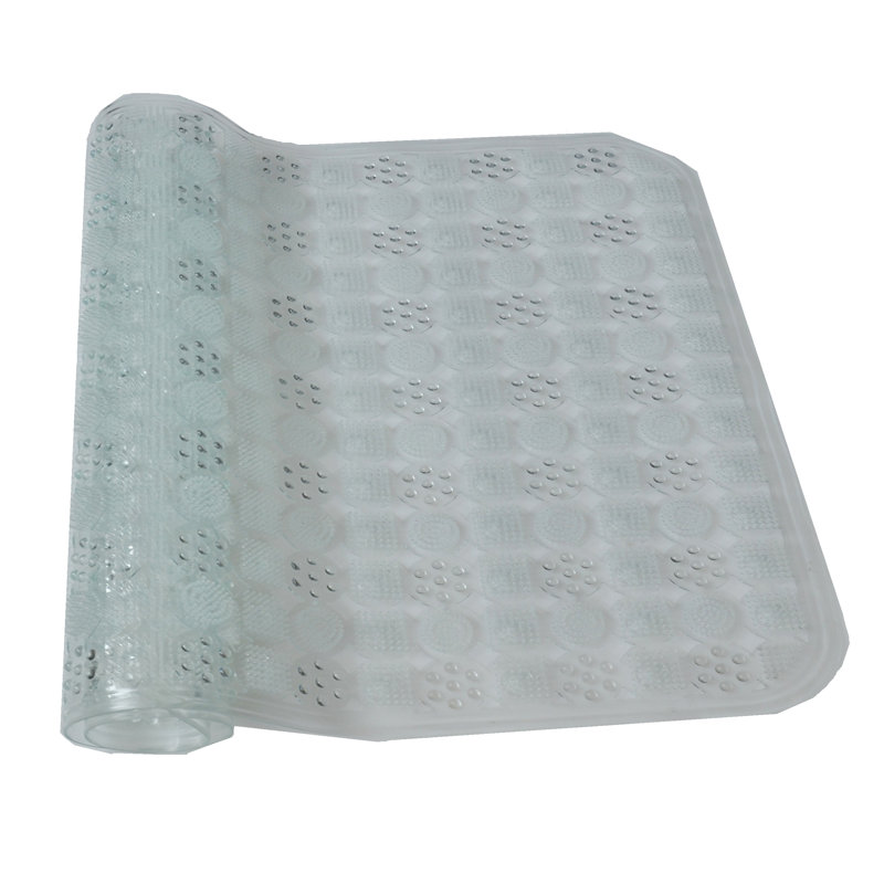 Aaleigha Non-Slip Shower Mat, Clear