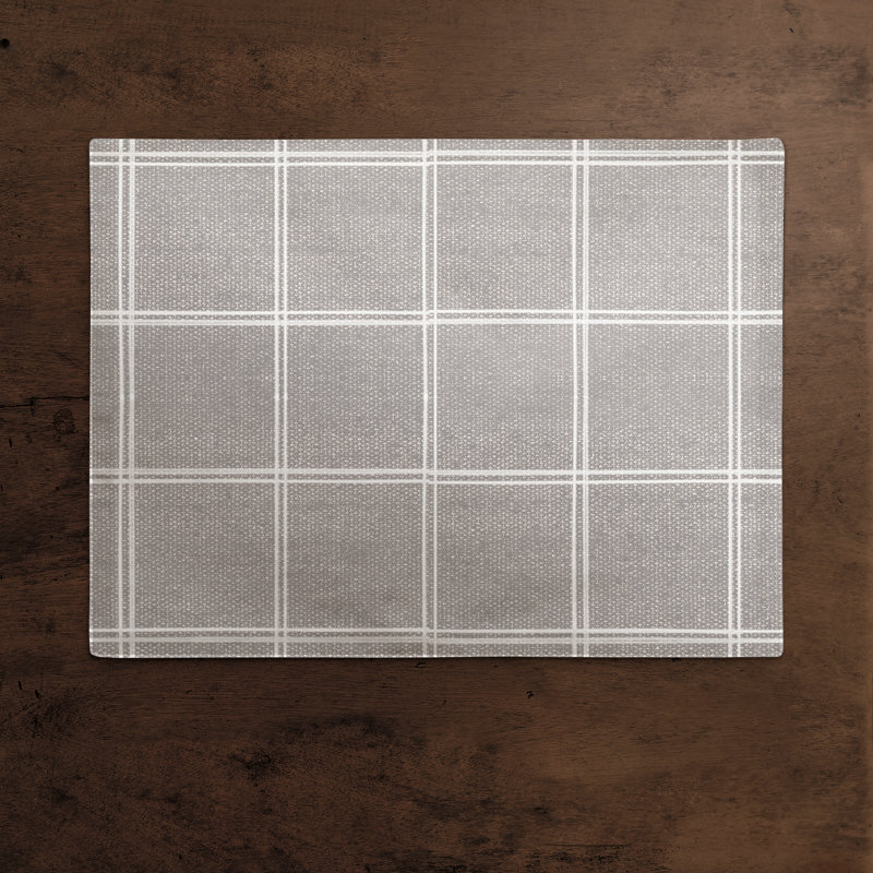 Napperon en lin, gris