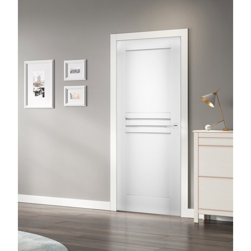 Porte standard en bois massif Mela, 18 po x 84 po