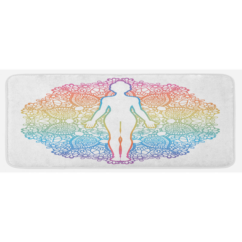 Eclectic Synthetic Kitchen Mat