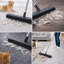 Pet Hair Removal Broom with Squeegee Long Handle Carpet & Floor Sweeper