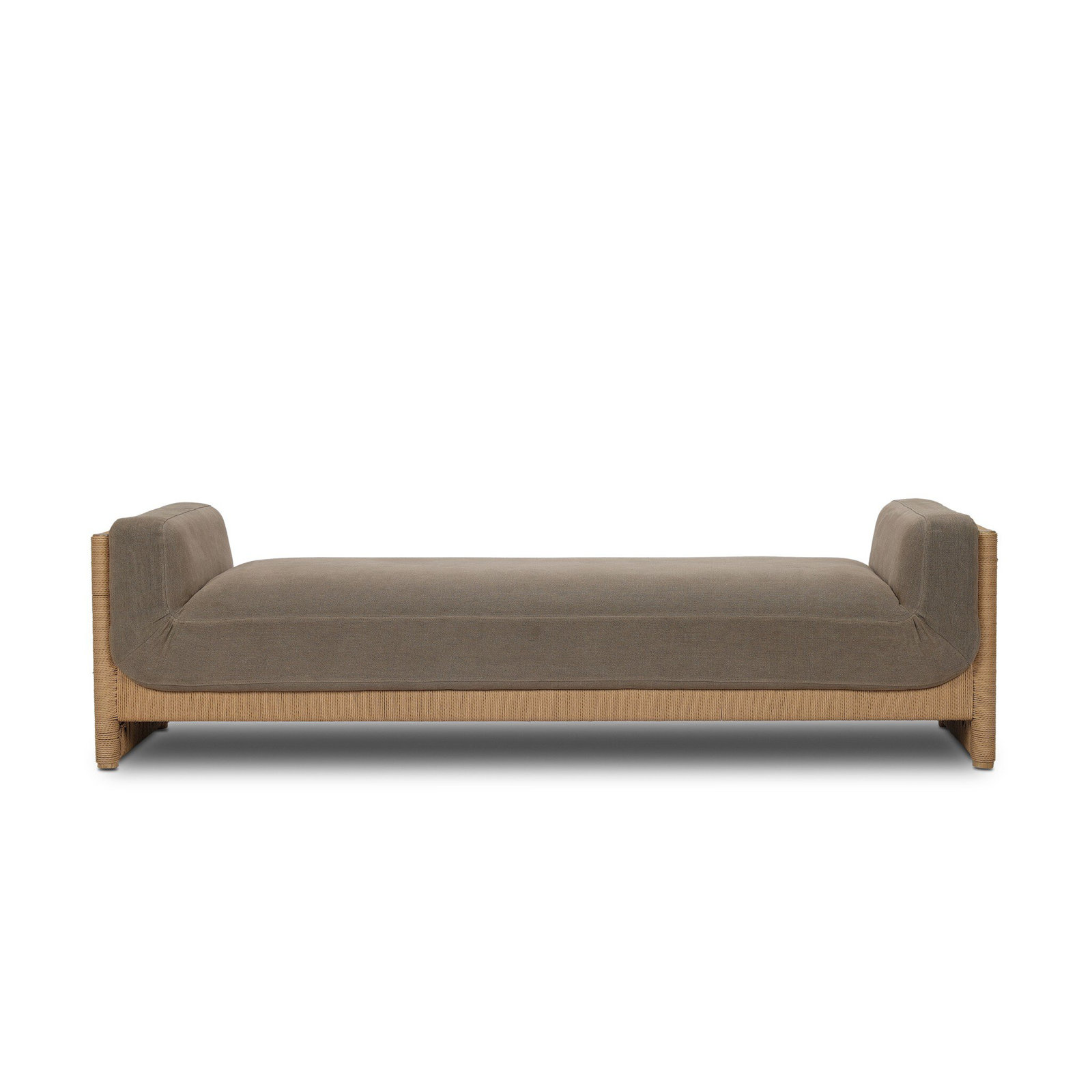 Highland Dunes 85" Linen Bench