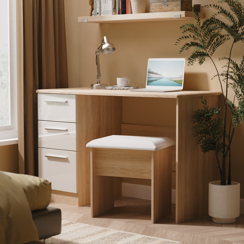 Borgeson Dressing Table, Kashmir Gloss/Bardolino