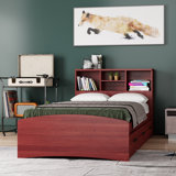 Jovany Captain Bed with 3 Reversible Drawers on Left or Right side (New and Improved Design)