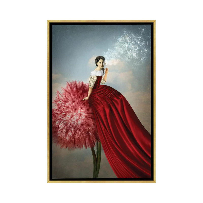 «Imagination» par Catrin Welz-Stein - impression d'art graphique, Pas de tapis, H 26 po x l 18 po x 1,5 po