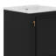 Meuble-lavabo de 20 po avec lavabo en céramique et tiroir à compartiments, tablette ajustable en forme de U-312879898