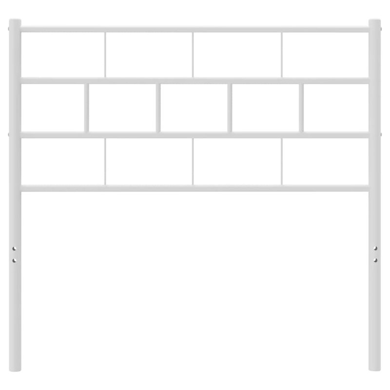 Muscott Metal Headboard, White, 80 x 200cm