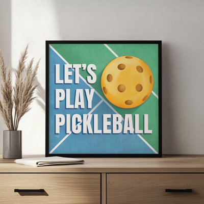 «Let's Play Pickleball» par Mollie B., reproduction d'art