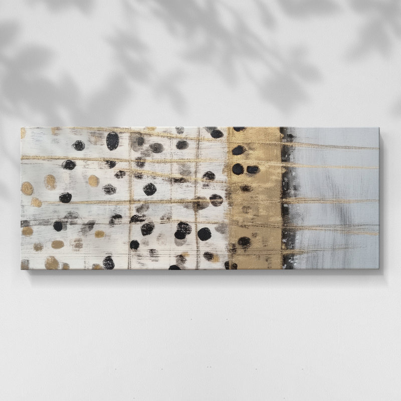 Toile tendue avec châssis abstrait # 9 XXXI