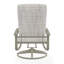 Chaise berçante pivotante à assise profonde Belle Isle-98358999-98359000