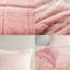 Édredon double / grand - conception de lit en fausse fourrure ombré rosé