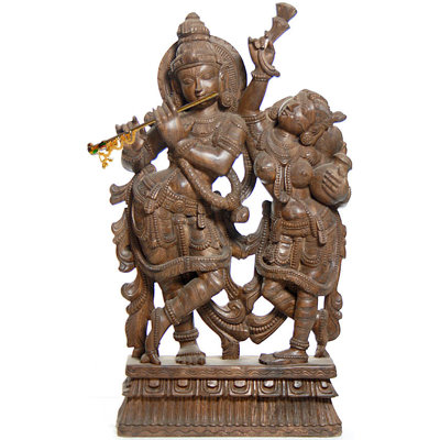 L'exubérance de Radha en réponse à la mélodie de Krishna