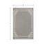 Tapis d'extérieur à motif géométrique à tissage de bordure, léger et portable 5 x 7 pi