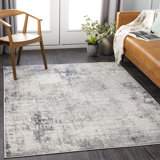 Jemison Abstract Cream/Taupe Area Rug