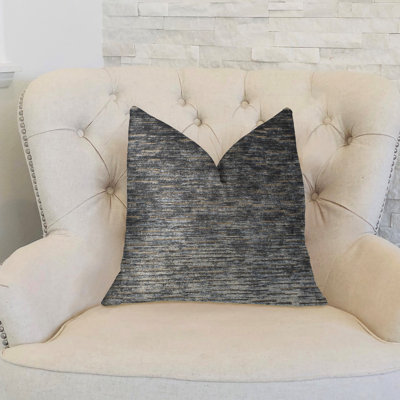 Lavish Touch Abstract Linen Throw Pillow