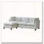 Canapé modulaire 96,5 po pour salon, canapé rembourré en chenille douce-717621202