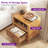 Dorne Modern High Gloss Burl 2-drawer Nightstand, Yellow-1457755990