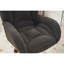 Chaise de bureau pivotante en tissu Teddy 360 avec base en métal et roues universelles-646743754