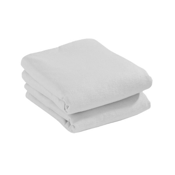 100% Cotton - Piece Sheet Set, White