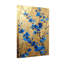 Plantes et fleurs fleurs bleues sur fond doré-1330139606