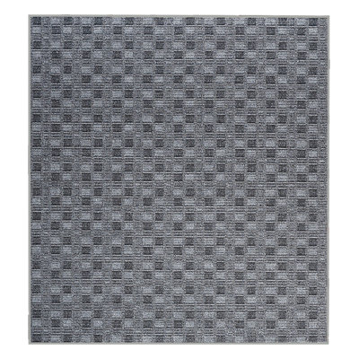 Tapis noir abstrait intérieur / extérieur