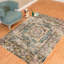 Tapis oriental ivoire / bleu Efa-23170014
