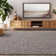 Munyak Solid Colour Pebble Brown Area Rug