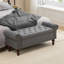 Banc de rangement rembourré avec compartiments de rangement segmentés-413202370-436590127