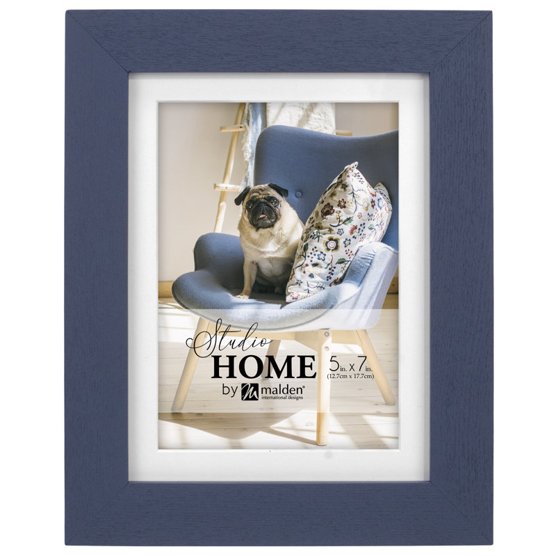 Navy Matte Picture Frame, 5" x 7"