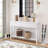 51.18" Console Table With 3 Drawers And Open Storage Shelf-2103278367