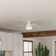 44" Dempsey 4 - Blade Outdoor Flush Mount Ceiling Fan with Light Kit Included