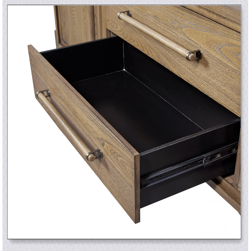 Metal Base Latte Sideboard