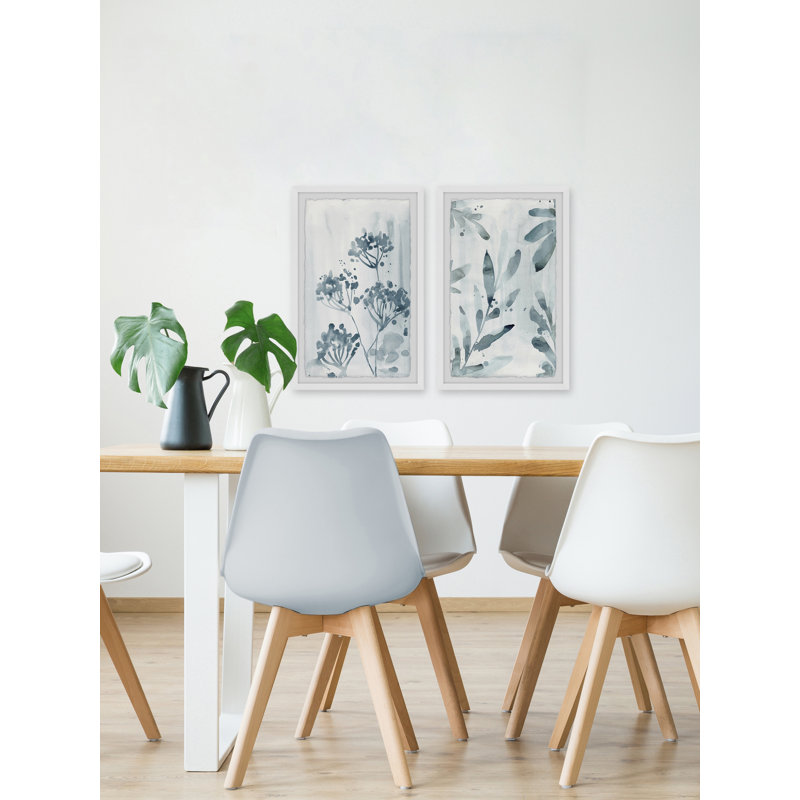 Mystery Blooms Diptych, H 36 po x l 24 po x P 1,5 po