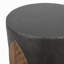 Table d'appoint d'extérieur en béton léger