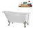 58" Streamlin Clawfoot Tub,Tray,Drain, Clawfeet-101628925-102219865