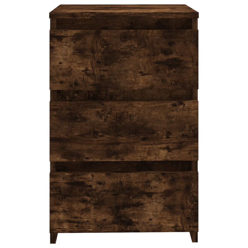 Cowlic Bed Cabinet 40x35x62.5 cm Engineered Wood, Brown, 1