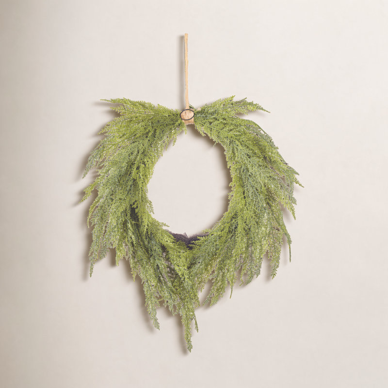 Couronne de cèdre verte 24 po, 24"