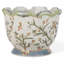 Porcelain Scallop Planter Satin Grass