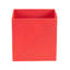 Ensemble de bacs rectangulaires Artisan, polyester rouge-32133585