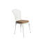 Ensemble bistro 3 pièces en fonte d'aluminium - 2 chaises et 1 table ronde avec coussin blanc pour un assemblage extérieur facile à assembler et à assembler