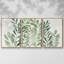 Forage Greens II, reproduction encadrée sur toile 3 pièces-1699749749-1699749744